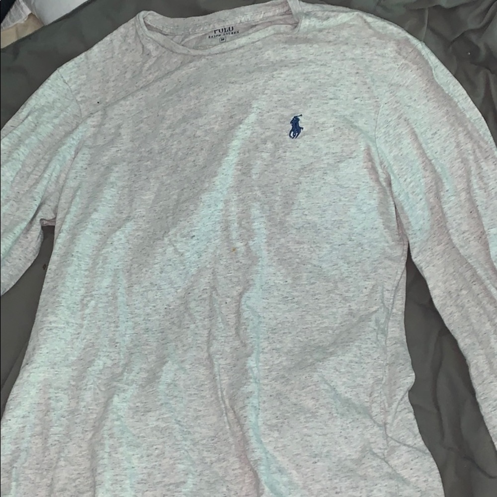 POLO Ralph Lauren medium grey long sleeve shirt
